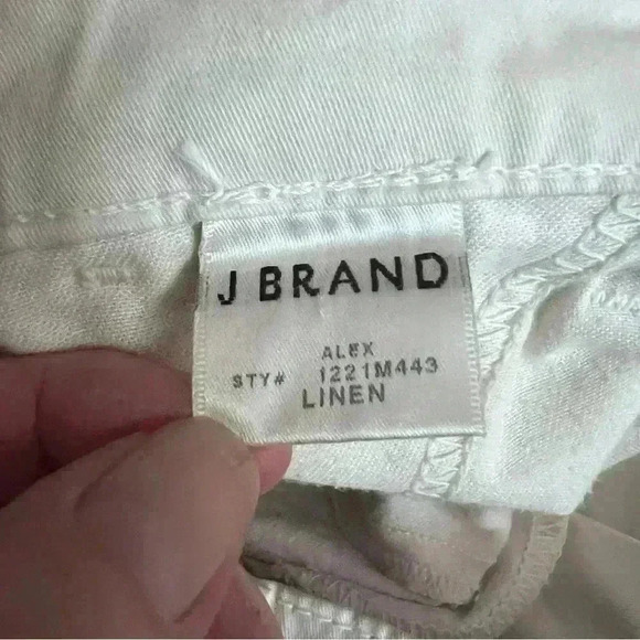 J Brand Women’s Alex Style Relaxed Fit Beige Trousers in excellent condition - Picture 4 of 6